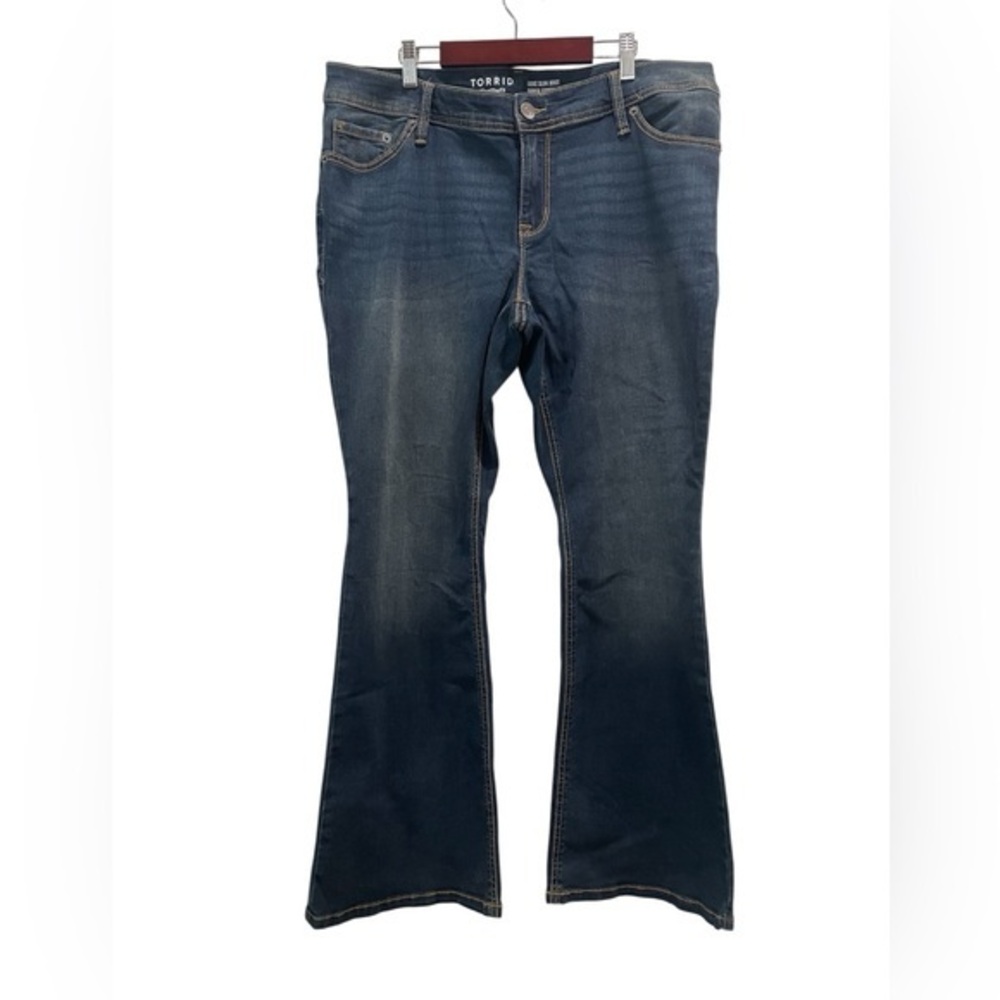 Like New Torrid Luxe Slim Boot Super Stretch Jeans - Picture 1 of 15